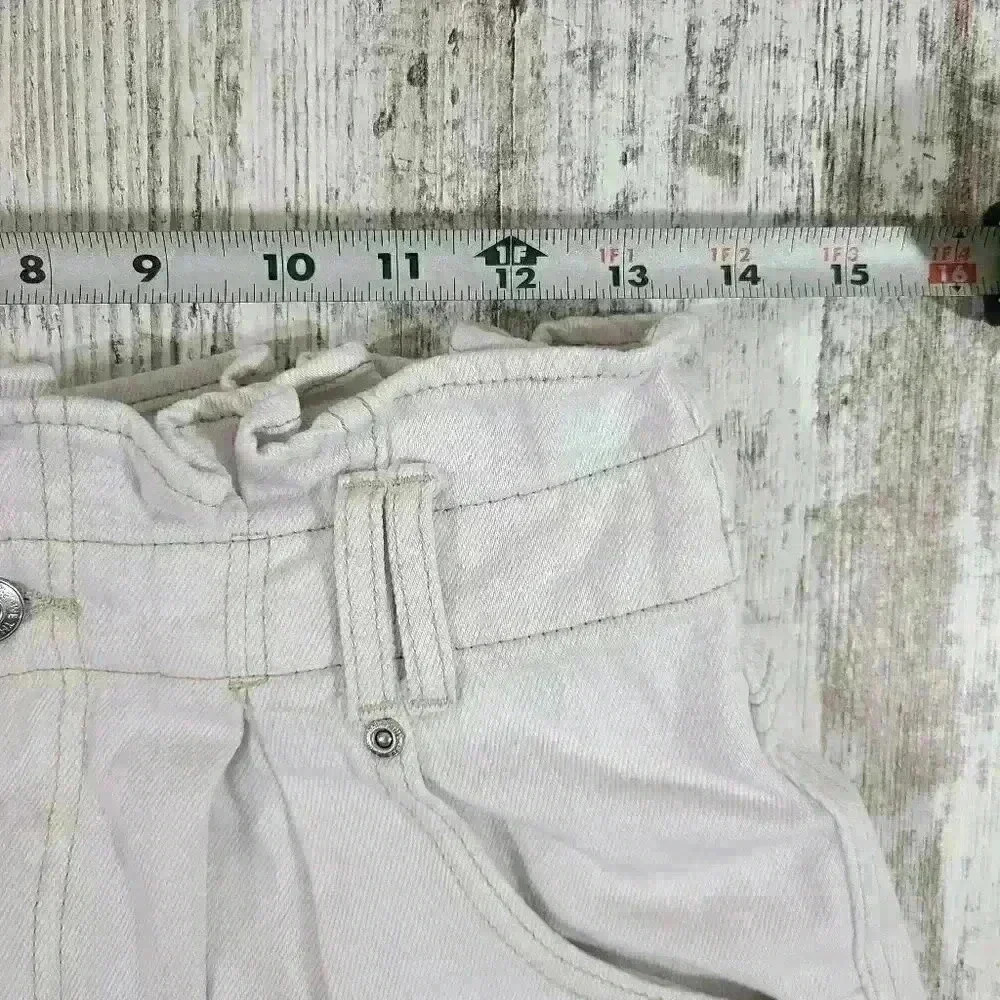 Women's Free People FP We The Free high waisted cotton shorts cream size small - Picture 5 of 8